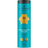Attitude - Kids Gezicht & Lippen Zonnebrand SPF 30 - Plastic Free - 30g