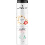 Attitude Zonnebrandstick Gezicht SPF 30 Ongeparfumeerd Sensitive