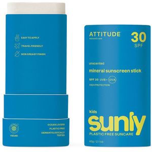 Attitude - Sunly - Zonnebrandstick - Kids - SPF30