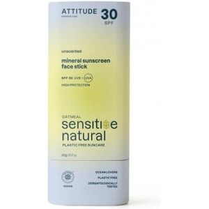Attitude - Sunly - Gezichtszonnebrandstick - SPF30 - Gevoelige Huid