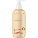 Attitude - Baby Leaves - 2-in-1 Shampoo en Body Wash - Pear Nectar - 473 ml