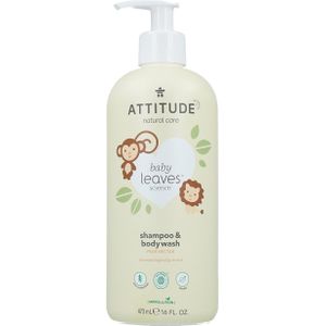 Attitude Baby Leaves Pear Nectar Douchegel en Shampoo 2in1 voor Kinderen 473 ml
