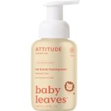 Attitude - Baby Leaves - 2-in-1 Haar en Lichaam Foaming Wash - Pear Nectar - 295 ml