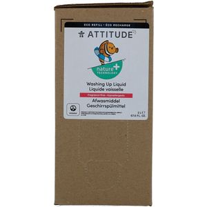 Attitude Vloeibaar Afwasmiddel Baby Parfumvrij 2 liter