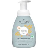 Attitude Oatmeal Sensitive Natural Baby Care Hair & Body Natural Foaming Wash