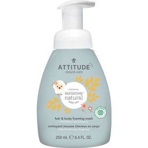 Attitude - Sensitive Skin - Baby Haar- en Lichaamswas - Hypoallergeen - Parfumvrij