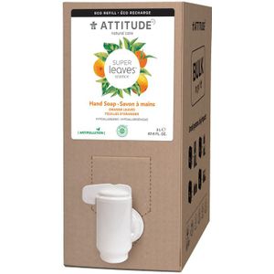 Attitude Super leaves handzeep orange leaves eco refill  2 Liter |