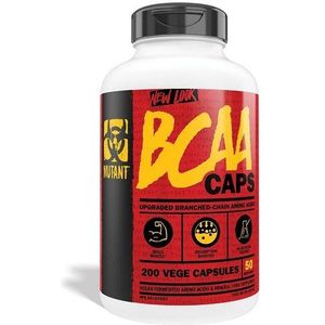 Mutant - BCAA Caps - 400 Capsules - 2000mg Vrije Vorm BCAA's - 2:1:1 Verhouding