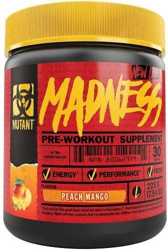 Mutant Madness 30servings Peach Mango