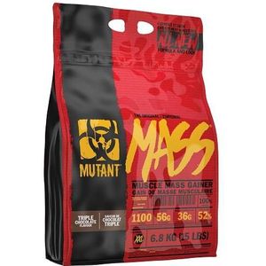 Mutant Mass - Muscle Mass Gainer - Weight Gainer / Mass Gainer - Triple Chocolate - 6800 gram (24 Shakes)