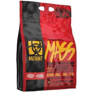 Mutant Mass - Muscle Mass Gainer - Weight Gainer / Mass Gainer - Aardbei/Banaan - 6800 gram (24 Shakes