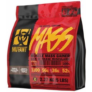 Mutant Mass - Muscle Mass Gainer - Weight Gainer / Mass Gainer - Triple Chocolate - 2200 gram (8 Shakes)