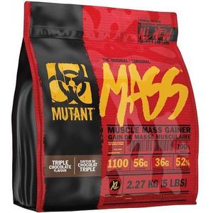 Mutant Mass - Muscle Mass Gainer - Weight Gainer / Mass Gainer - Triple Chocolate - 2200 gram (8 Shakes)