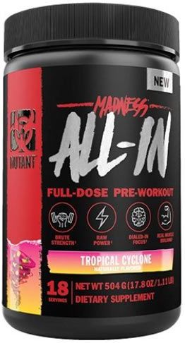 Mutant - Madness All-In - Pre-Workout Poeder - Tropical Cyclone - 504 g