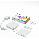 Nanoleaf Canvas Starterkit - Slimme Verlichting - 4 Vierkante LED Panelen - Siri, Google, Alexa Compatibel