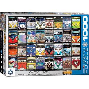 VW Bus - Cool Faces Puzzel (1000 stukjes)