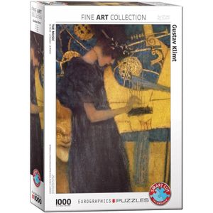 The Music, Gustav Klimt - Puzzel (1000)