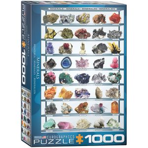 Mineralen van de wereld 1000-delige puzzel
