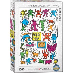 Eurographics puzzel Collage - Keith Haring - 1000 stukjes