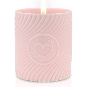HighOnLove - Pink Massage Kaars Lychee Martini