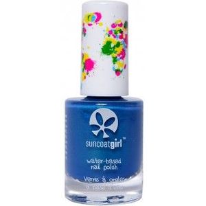 Suncoatgirl - Nagellak - Mermaid Blue - Natuurlijke Nagellak voor Kinderen