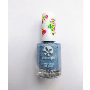 Suncoat Girl Nagellak met pailletten, blauw