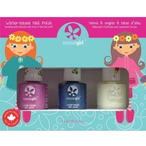 Suncoat Girl - Mermaid Princess - Eco Nagellak - Paars Blauw Clear Gloss
