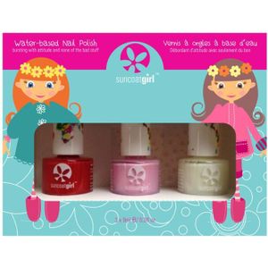 Suncoat Girl - Ballerina Beauty - Nagellak - Set met Drie Kleuren - Non Toxic