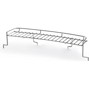 Grillrooster set zwart/44,5x26 cm