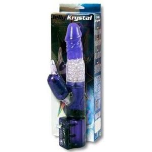 Jelly Krystal Purple Squirmy Vibrator