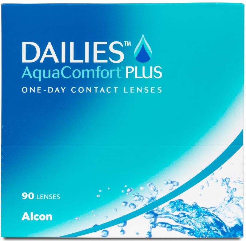 +3.75 - DAILIES® AquaComfort PLUS® - 90 pack - Daglenzen - BC 8.70 - Contactlenzen