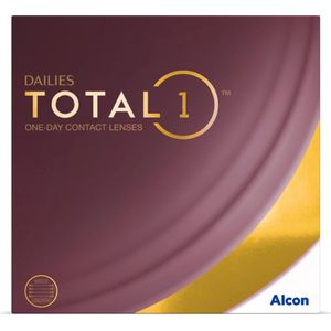 Dailies Total 1 (180 lenzen) - daglenzen, silicone hydrogel sferische en asferische sport, Delefilcon A