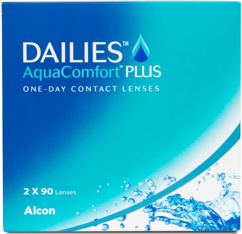 Alcon - Dailies AquaComfort Plus - Daglenzen - 180 Stuks