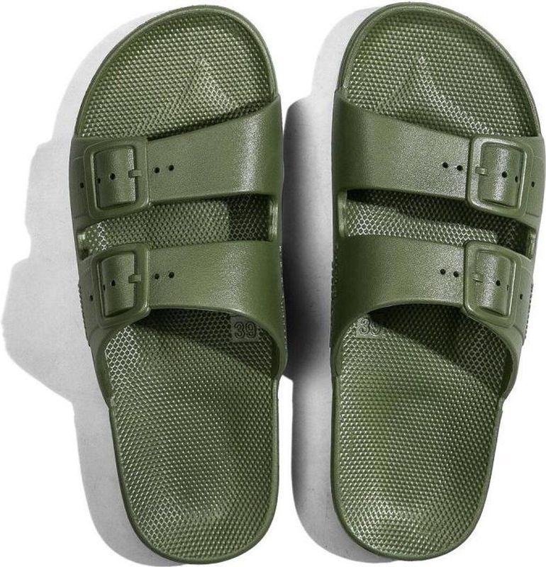 Freedom Moses - Basic - Slipper - Groen - Vegan, Waterbestendig, Anti-slip