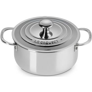 Le Creuset Kookpan Laag 'RVS Signature' Ø20cm / 3L