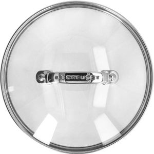 Le Creuset - Geharde Deksel - Glas - Voor Wok 32 cm