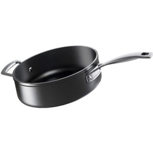 Hapjespan Le Creuset Extra Handvat Zwart 28 cm