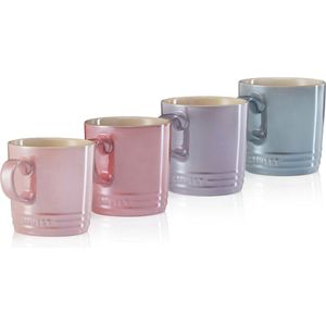 Le Creuset Becher Metallic Pastel 350 ml - 4 Stück