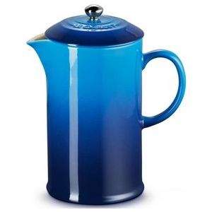 Kaffeekanne Le Creuset mit Presse Azure 22 cm