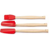 Le Creuset Spatelset 3 stuks Premium Kersenrood