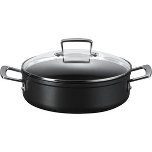 Le Creuset Schmorpfanne 28 cm, schwarz