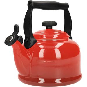 Le Creuset Wasserkessel / Flötenkessel Tradition - Induktion - Kirschrot - 2.1 Liter