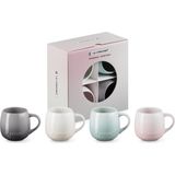 Le Creuset - Tazas Coupe - Mok - 320 ml - Set van 4