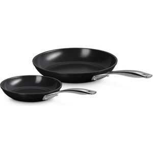 Le Creuset Koekenpannen Essential Non-Stick Ceramic Set van 2 - 20cm/26cm