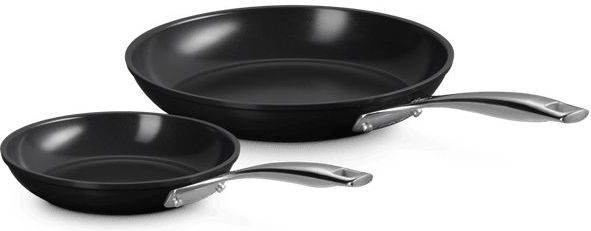 Le Creuset Koekenpannen Essential Non-Stick Ceramic Set van 2 - 20cm/26cm