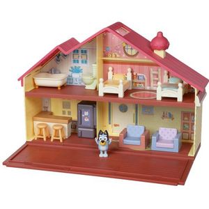 BLUEY - Speelhuis met 4 kamers en accessoires - Speelset