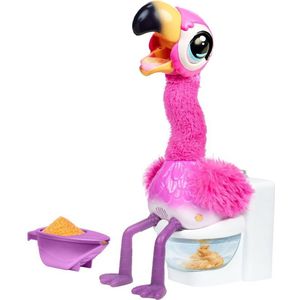 Little Live Pets - GottaGo Flamingo - Interactieve Knuffel - Zingt, danst en legt échte drolletjes