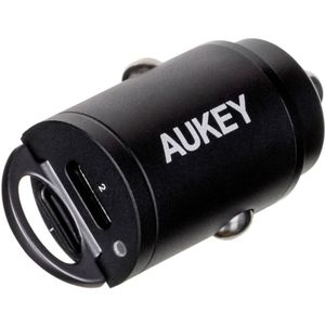 Aukey - CC-A4 Nano Series 30W USB-C 2-poorts Autolader