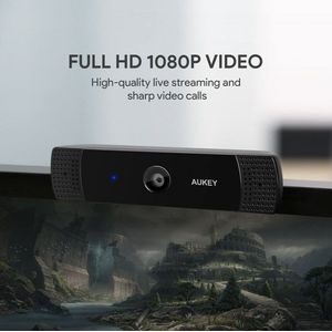 Aukey PC-LM1 1080p Full HD Webcam met Autofocus