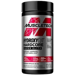 MuscleTech - Hydroxycut Hardcore Super Elite - Voedingssupplement - 100 Capsules
